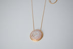 Swarovski Rose Gold plated Large Fun Pendant Necklace