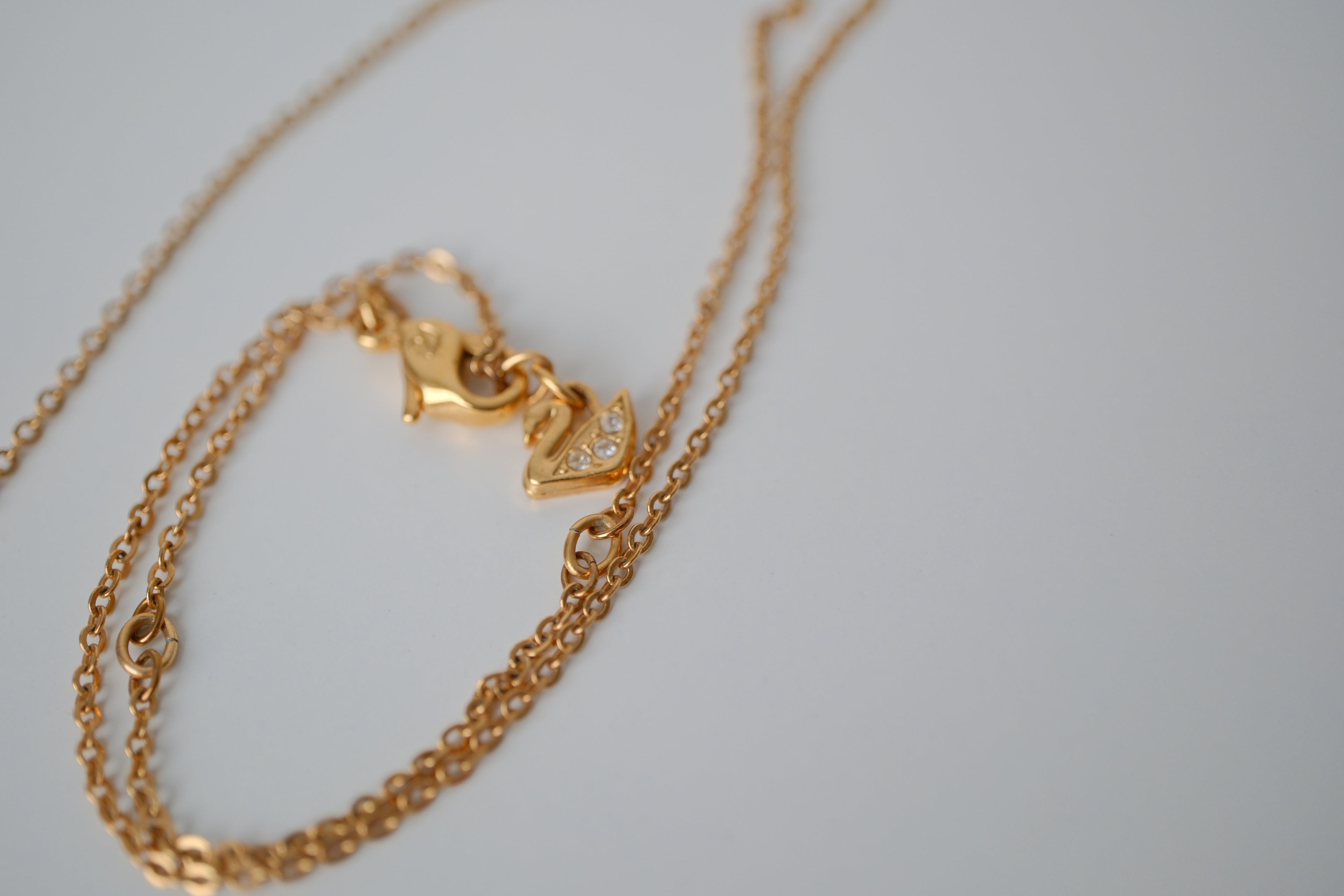 Swarovski Rose Gold plated Large Fun Pendant Necklace