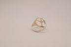 Vintage Sterling silver Peace sign ring