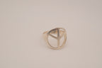 Vintage Sterling silver Peace sign ring