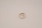Vintage Sterling silver Peace sign ring