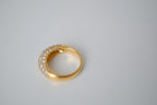 Swarovski Gold & Crystal Cocktail Ring
