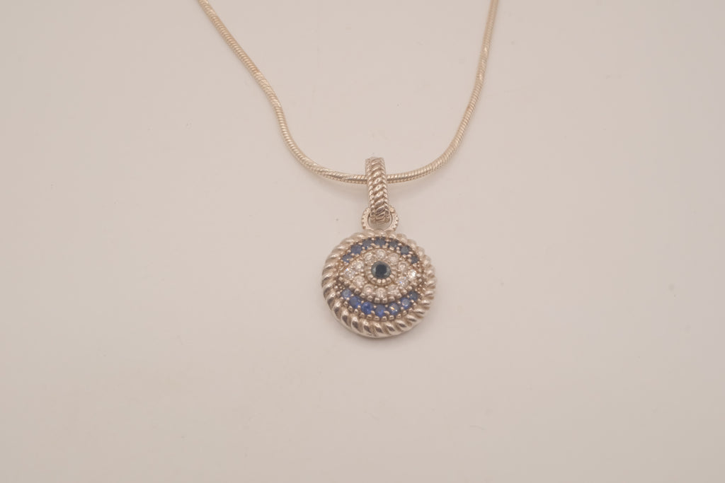 Sterling silver Evil Eye Necklace