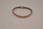 Handcrafted twisted copper arm cuff