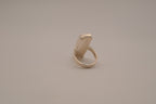 Southwestern-style sterling silver mosaic channel inlay ring