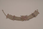 Vintage silver-tone multi-strand mesh bracelet