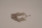 Vintage silver-tone multi-strand mesh bracelet
