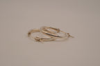 Classic Sterling silver hoop earrings&nbsp;