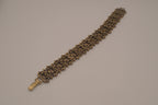 Vintage Liz Claiborne Moroccan-style enameled panel link bracelet