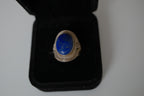 Vintage Sterling silver Lapis Lazuli ring