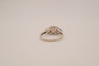 Sterling silver Opal &amp; Montana Sapphire Three-Stone Ring