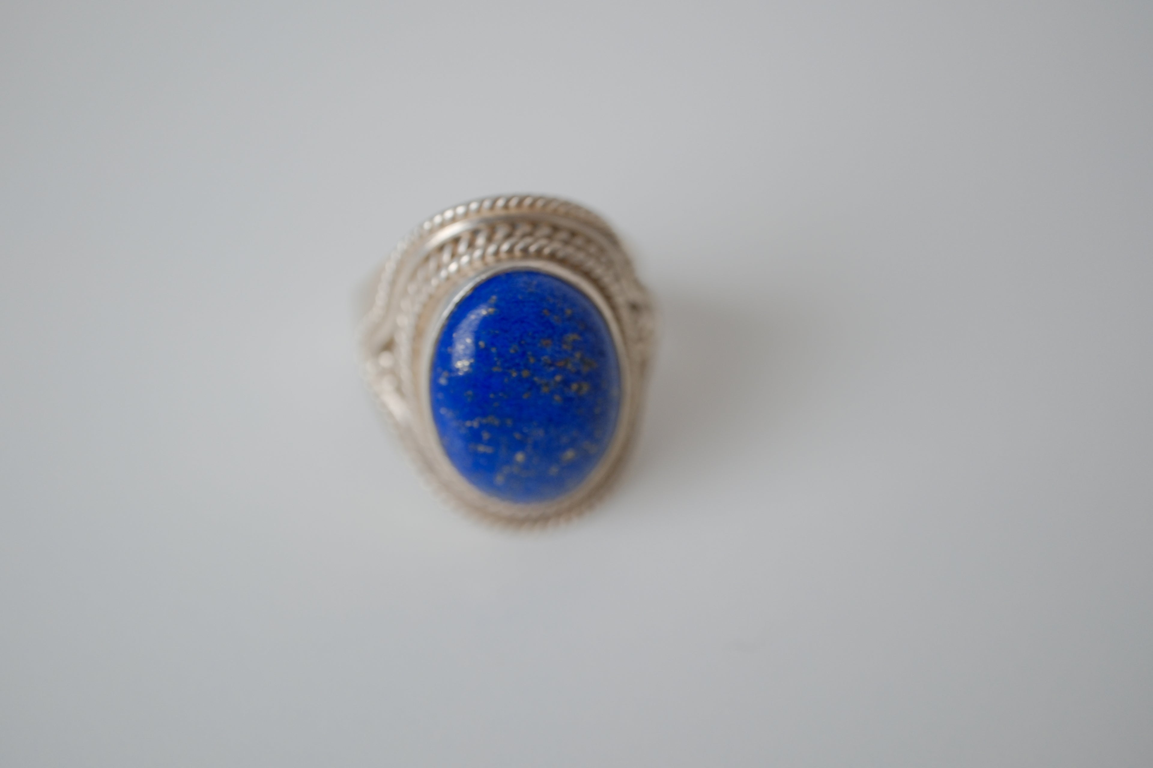 Vintage Sterling silver Lapis Lazuli ring