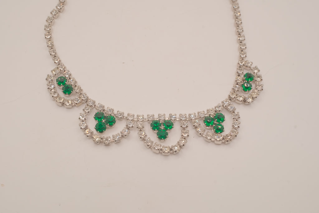 Vintage festoon collar necklace
