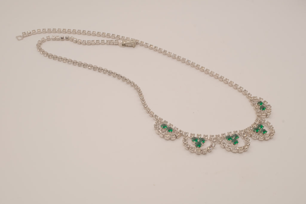 Vintage festoon collar necklace