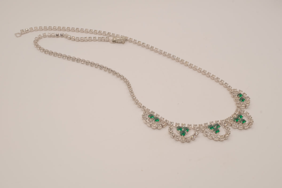 Vintage festoon collar necklace