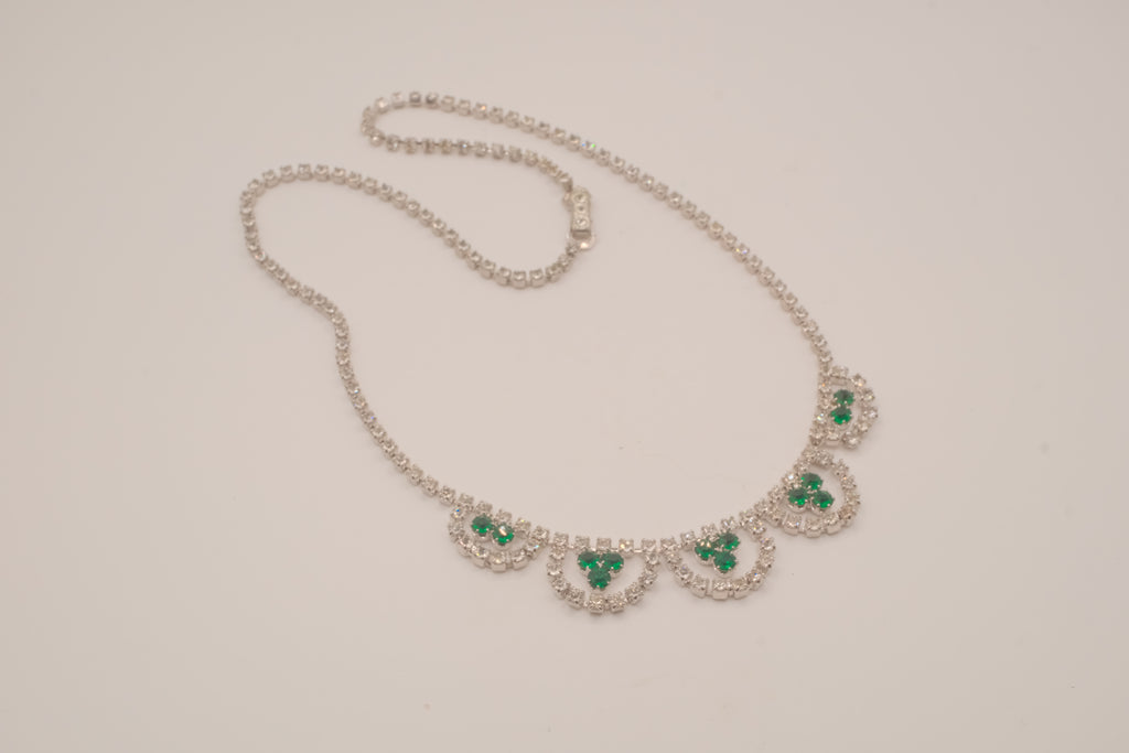 Vintage festoon collar necklace