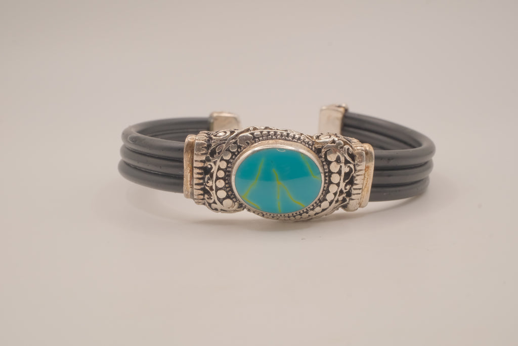 Southwestern or Bohemian style cuff bracelet