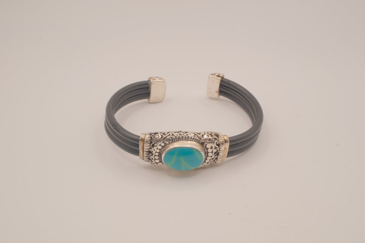 Southwestern or Bohemian style cuff bracelet