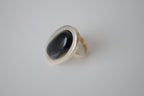 Vintage Sterling silver Black Onyx ring