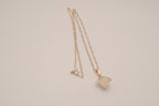 Vintage Sterling silver Larimar filigree pendant necklace
