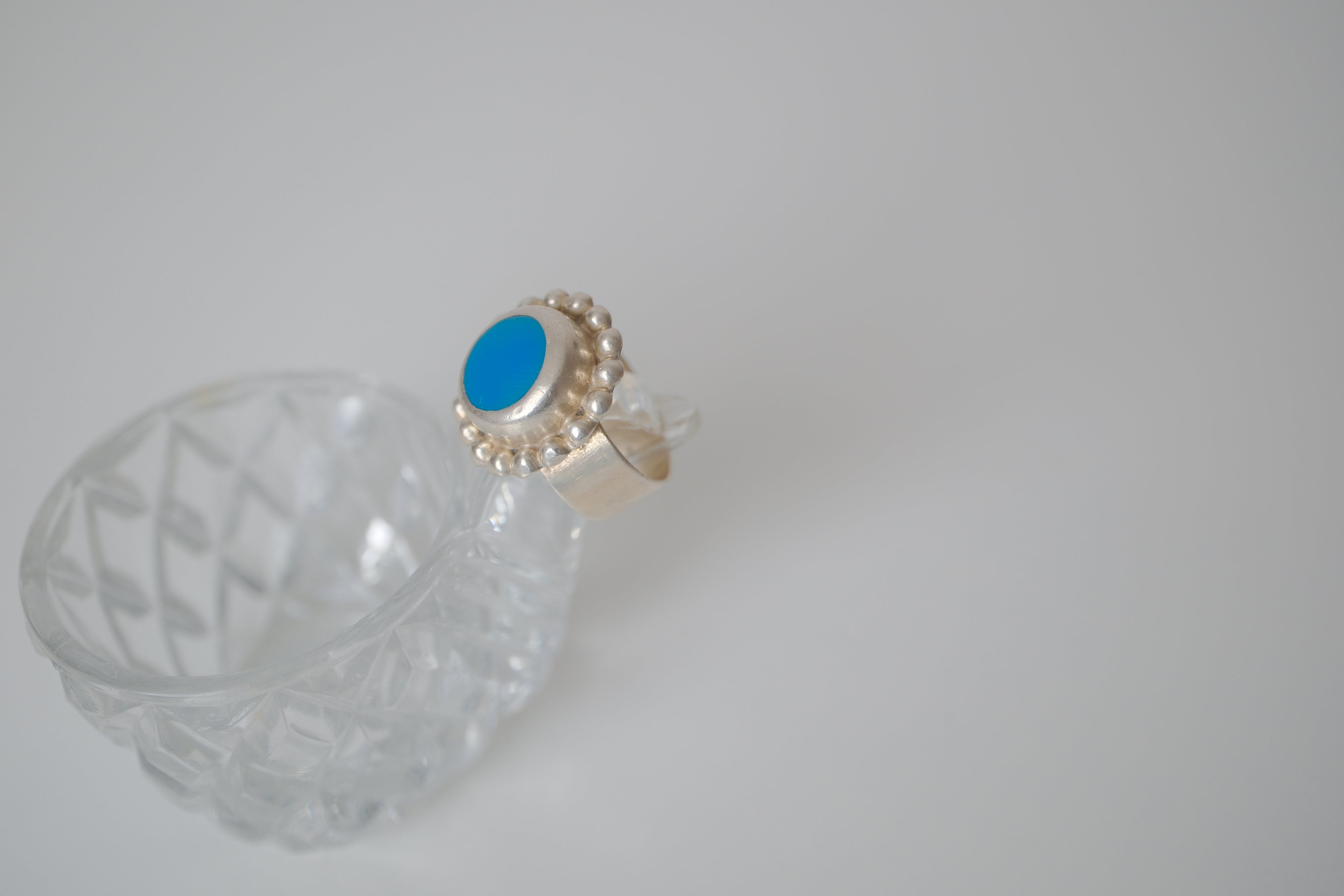 Vintage Sterling silver turquoise ring