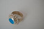 Vintage Sterling silver turquoise ring
