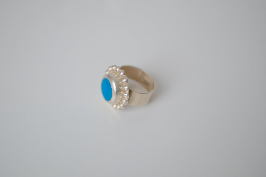 Vintage Sterling silver turquoise ring