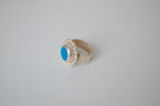 Vintage Sterling silver turquoise ring