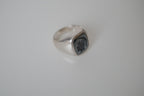 Vintage MHJ Sterling silver intaglio signet ring