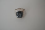 Vintage MHJ Sterling silver intaglio signet ring