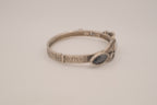 Vintage Art Deco style hinged bangle bracelet