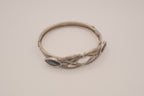 Vintage Art Deco style hinged bangle bracelet