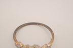 Vintage Sterling Silver asymmetric opal cluster ring