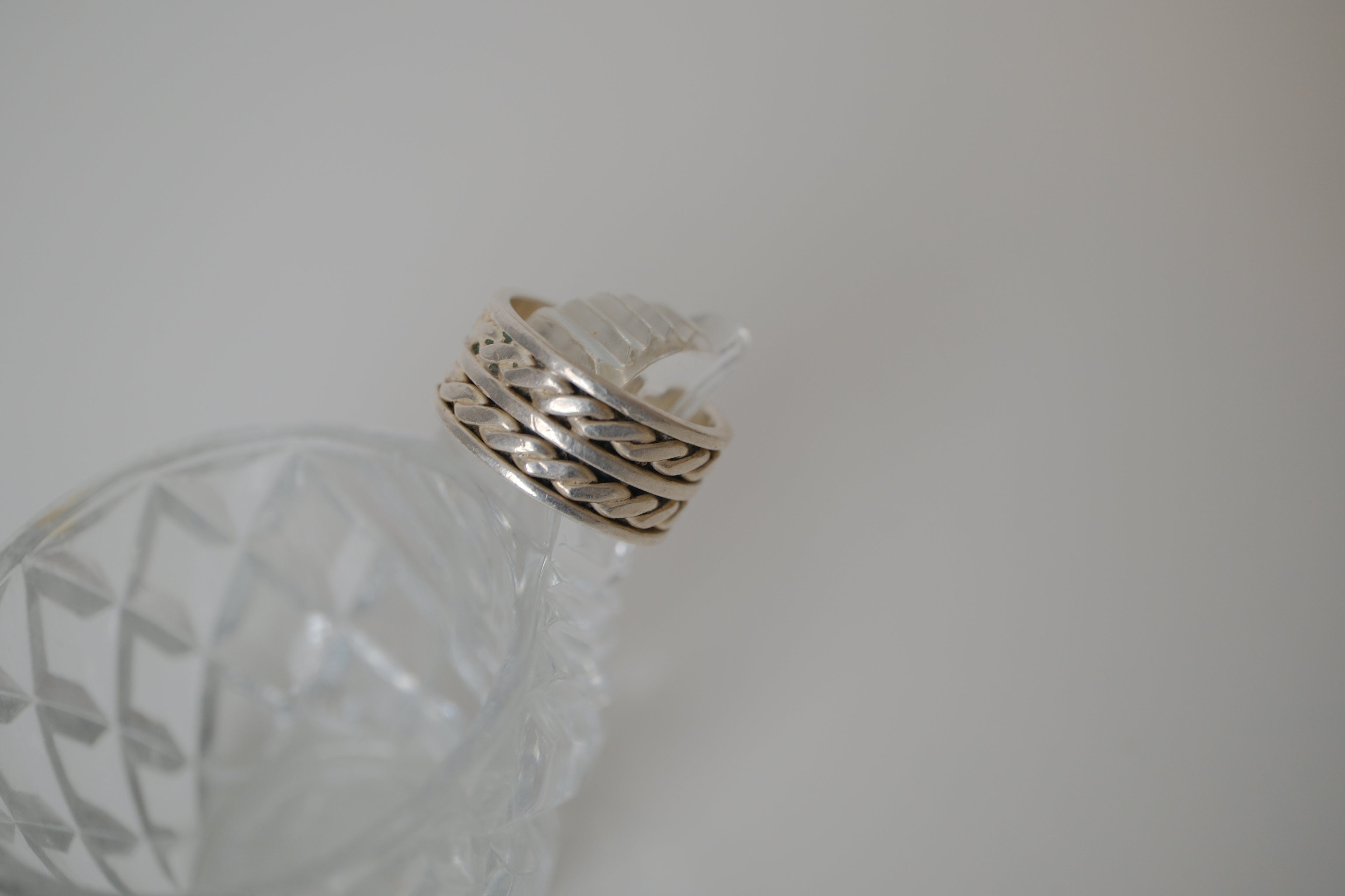 Vintage Sterling silver Braided Band ring
