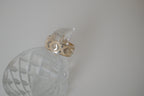 Vintage Sterling silver floral pattern band ring