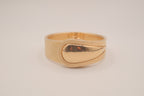 Vintage Sarah Cov "Tailored Cuff" hinged clamper bangle bracelet