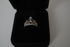 Vintage Sterling silver Tiara-style ring