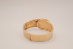 Vintage Sarah Cov "Tailored Cuff" hinged clamper bangle bracelet