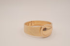 Vintage Sarah Cov "Tailored Cuff" hinged clamper bangle bracelet