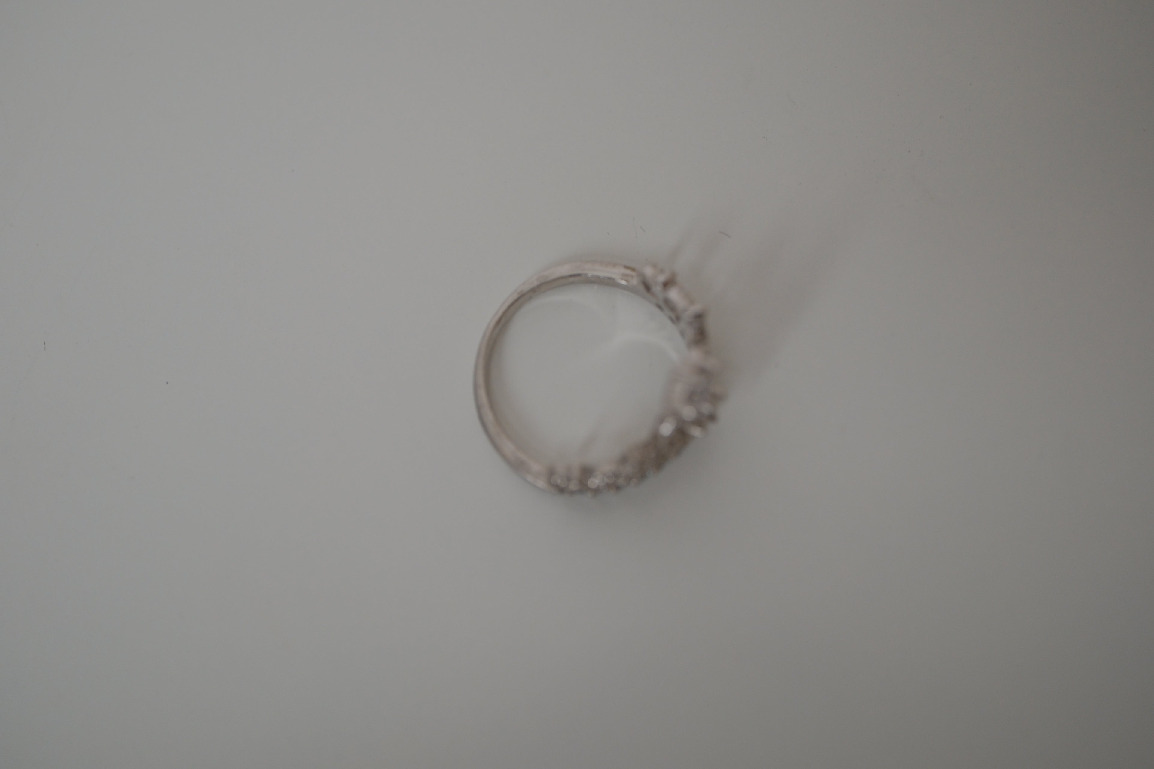 Vintage Sterling silver Tiara-style ring