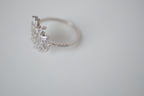 Vintage Sterling silver Sunburst cluster &nbsp;ring