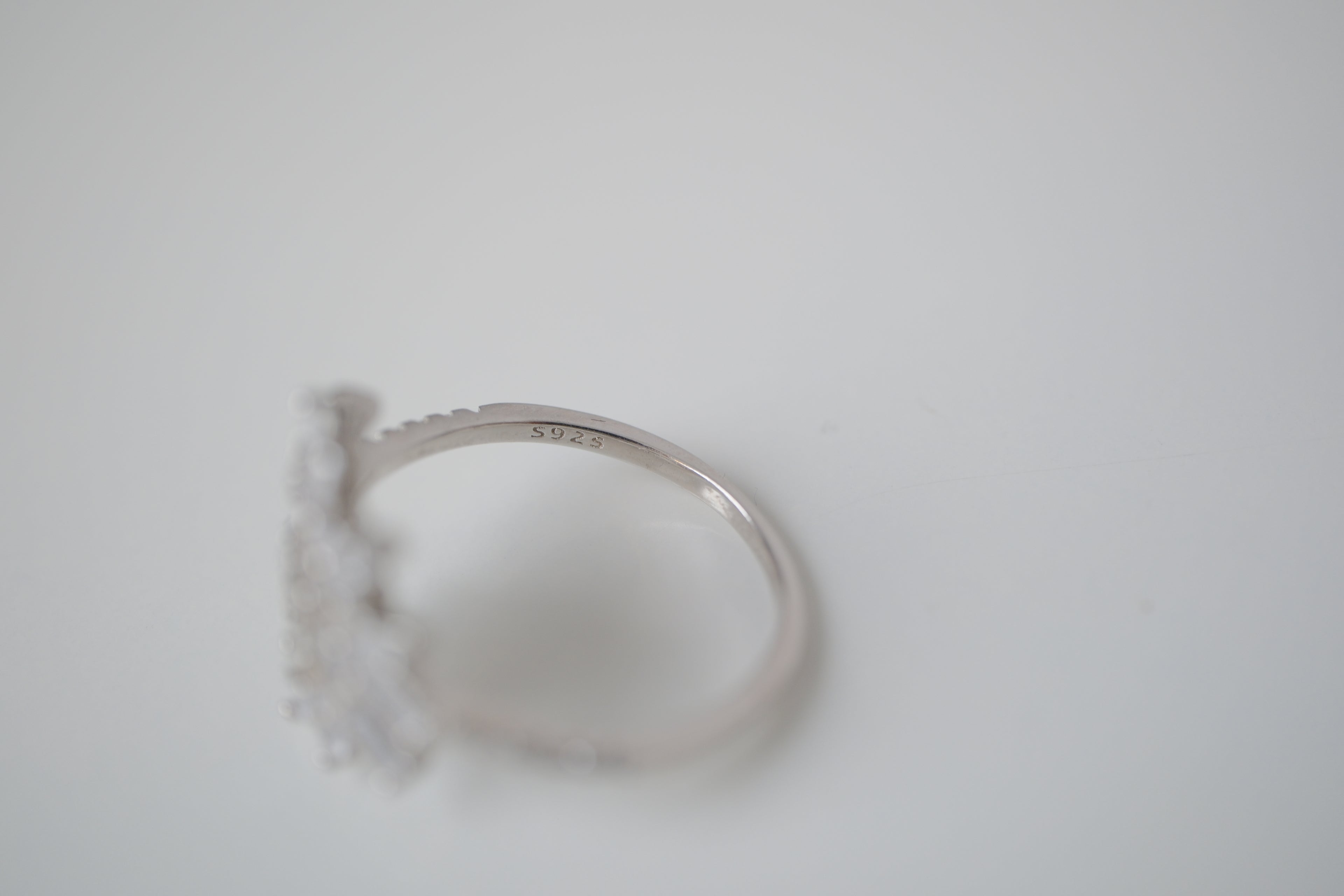 Vintage Sterling silver Sunburst cluster &nbsp;ring