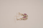Sterling silver Amethyst dangle earrings
