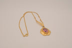 Vintage gold tone Art Deco necklace