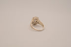 Vintage Sterling silver Tanzanite filigree ring