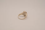 Vintage Sterling silver Tanzanite filigree ring