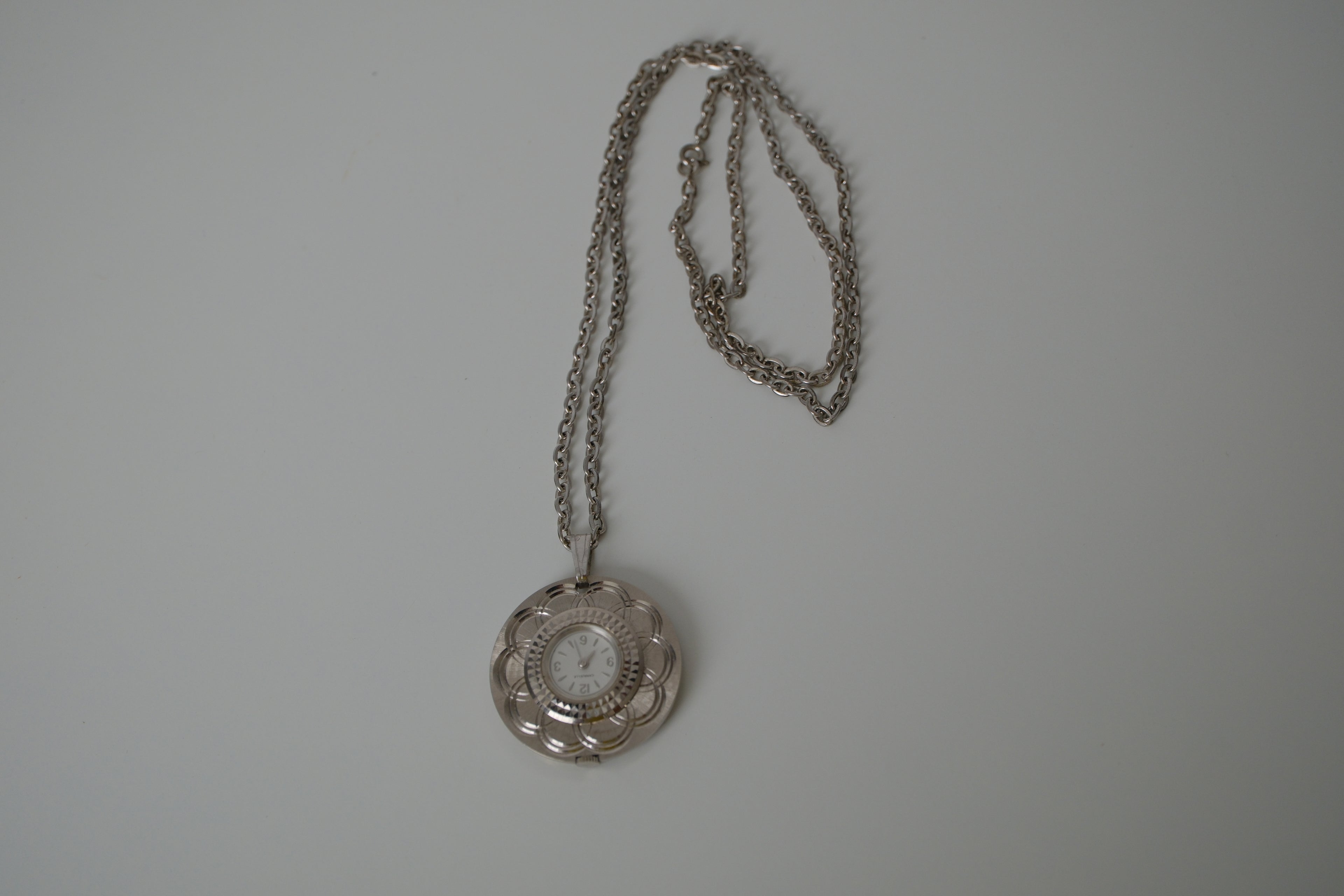 Vintage Caravelle by Bulova ladies pendant watch