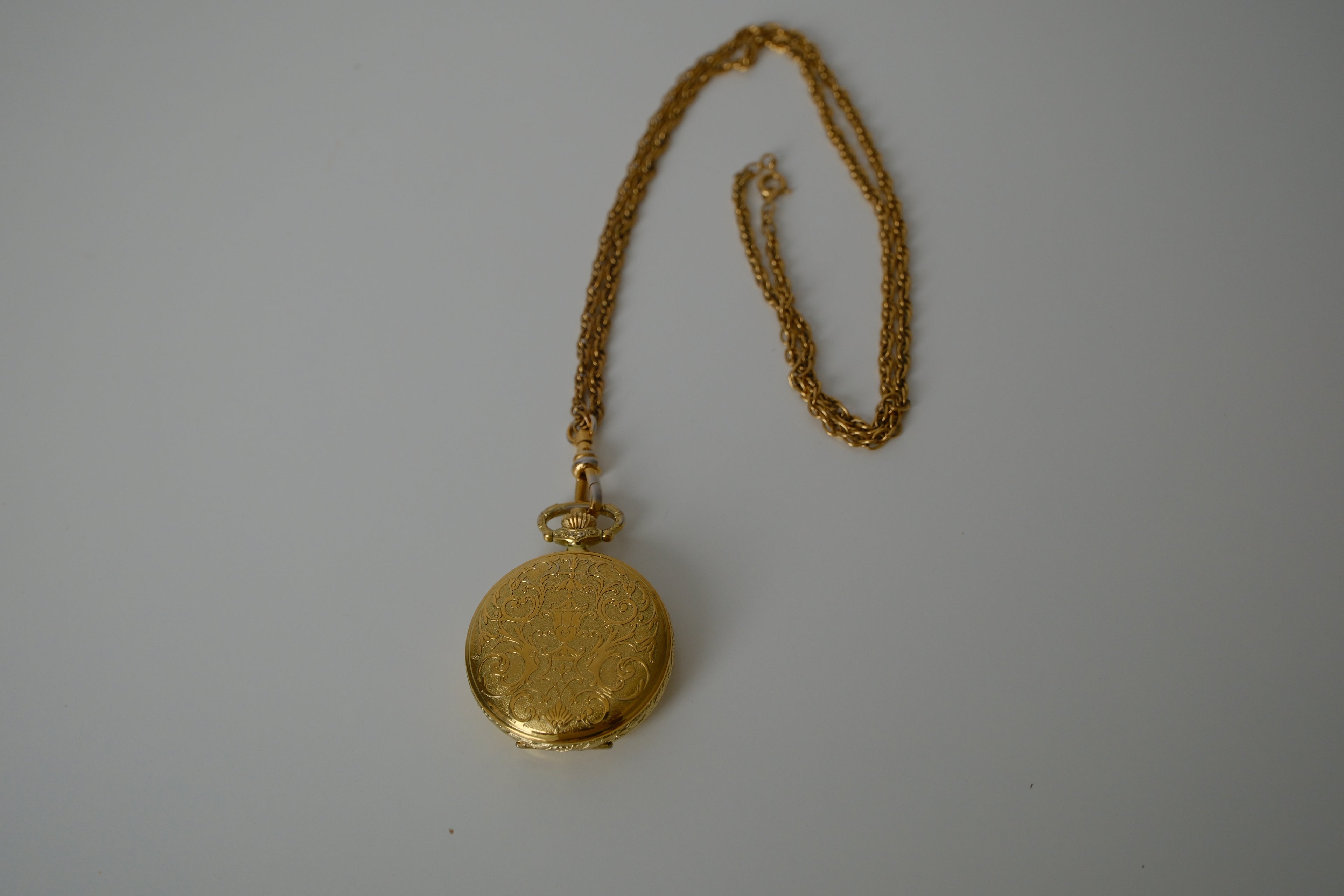 Vintage Swiss-made pocket watch Necklace