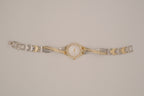 Two-toned Fmd Rhinestone watch