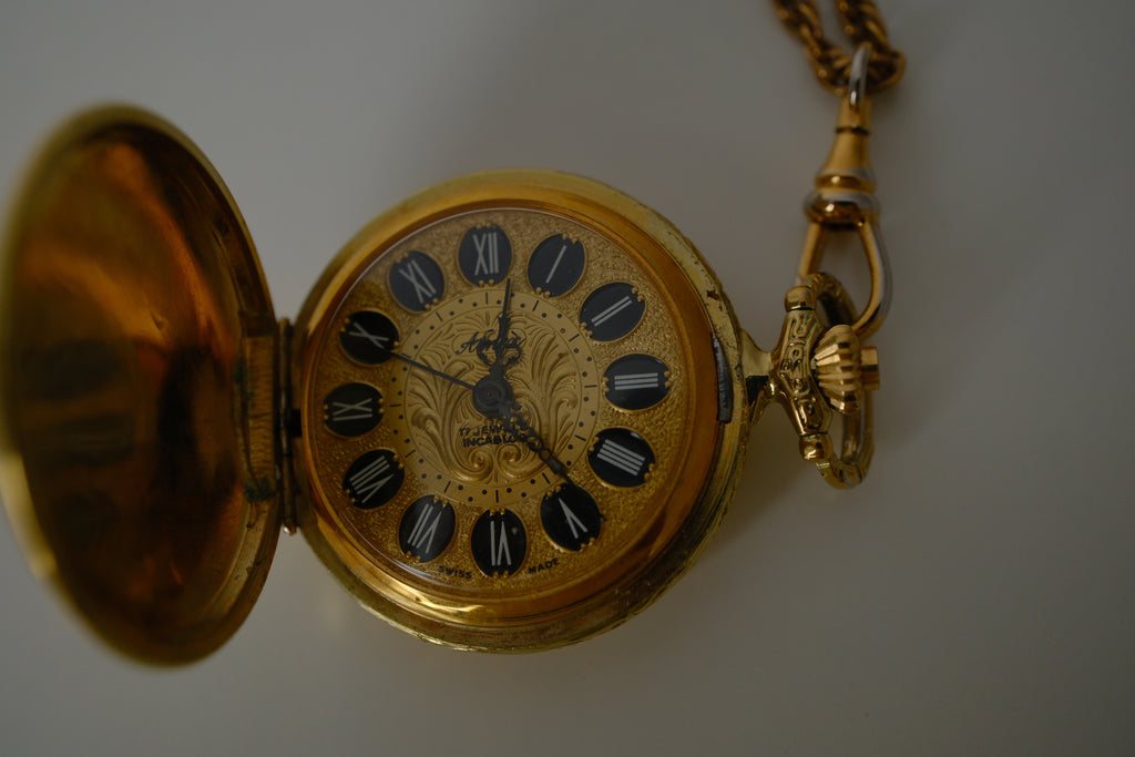 Vintage Swiss-made pocket watch Necklace